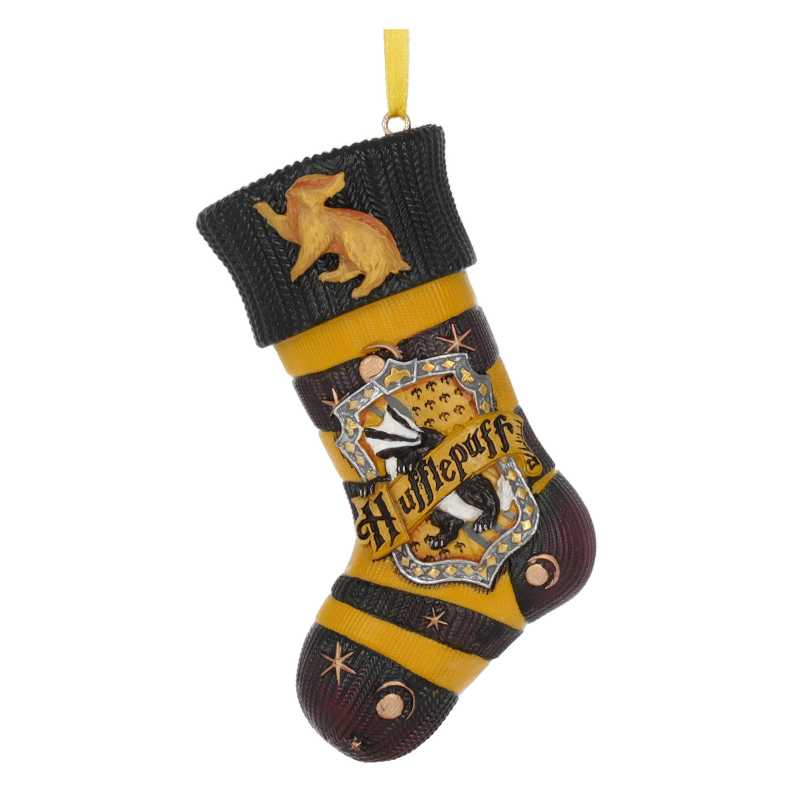 Nemesis Now Officially Licensed Harry Potter Hufflepuff Stocking Hanging Ornament, Yellow (B5619T1) — image 1