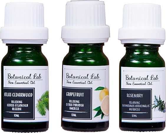 Amazon Botanical Lab アロマ 精油 エッセンシャルオイル セラピーブレンド バイタリティエナジー ３本 セット ローズマリー グレープフルーツ シダーウッド 10ml 3 Botanical Lab アロマオイル