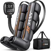 SNAOQ Compression Boots, Full Leg Compression Massager for Circulation | Professional Grade, Sequential Massage, Cordless and Rechargeable Use, 3500mAh, 3H Runtime, 6 Modes, 8 Intensity, Medium