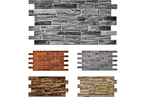 Finecraft Decor 20pcs (106sqft) 3D PVC Wall Panels for Interior Decor: Perfect for Kitchen Backsplash Bathrooms, Living Rooms, Offices