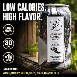 Go Brewing Non-Alcoholic Head On American Wheat