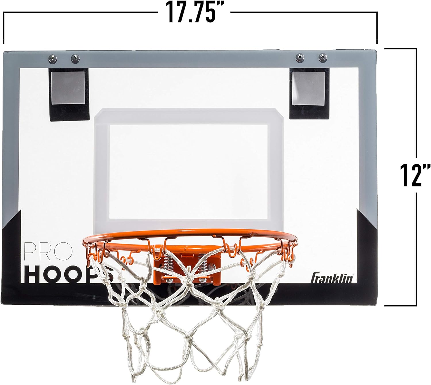 Franklin Sports 54132X Over The Door Mini Basketball Hoop - Slam Dunk Approved - Shatter Resistant - Accessories Included : Sports & Outdoors