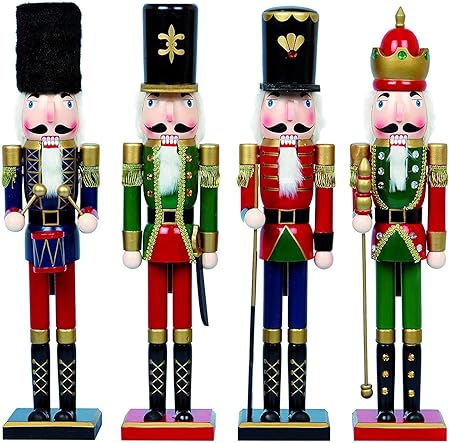 Addobbi Natalizi In Inglese.Takestop Schiaccianoci In Legno Alto 60 Cm Soldatino Stile Inglese Decorazione Soldato Tradizionale Addobbi Casa Natale Decori Natalizi Colore Casuale Amazon It Casa E Cucina