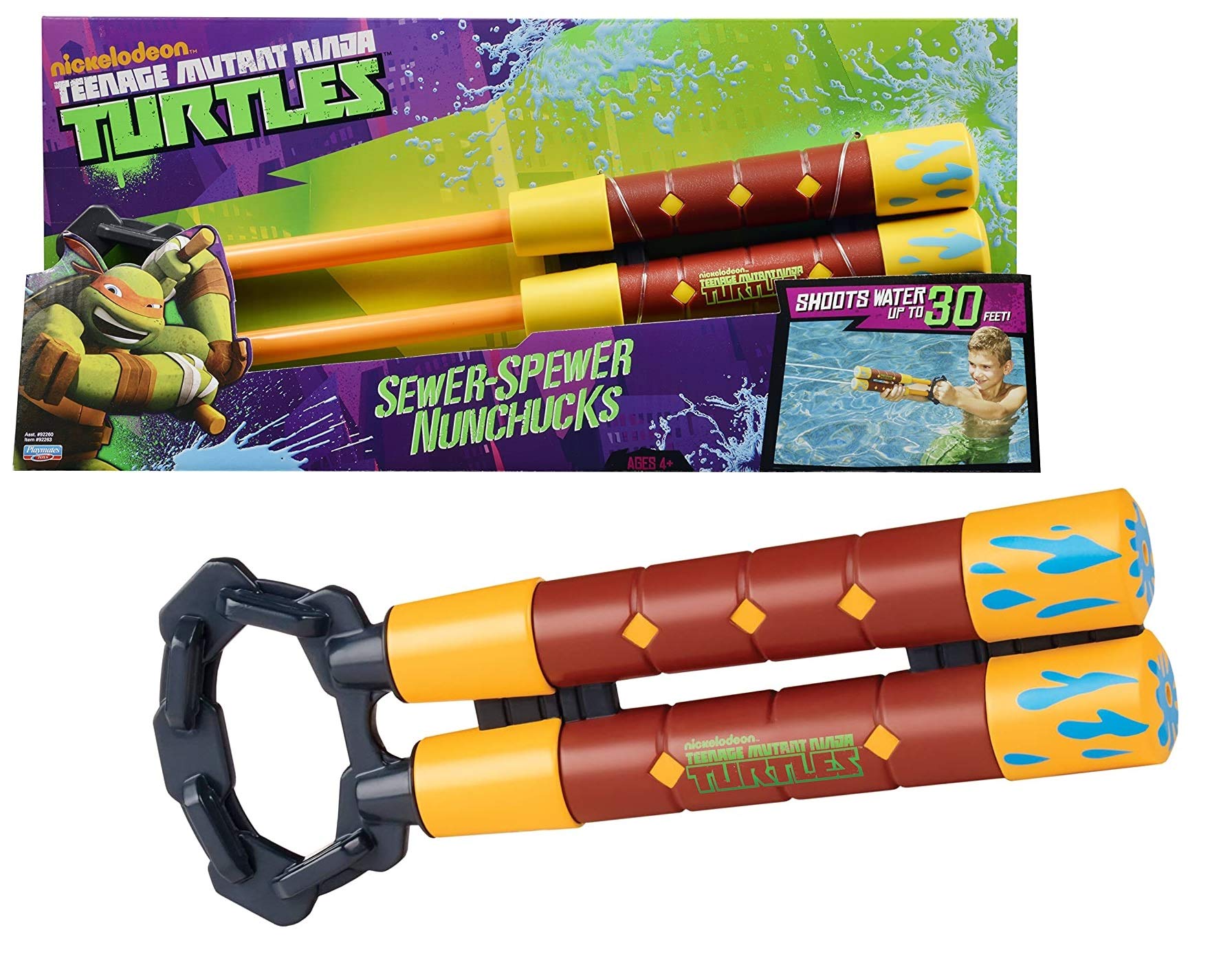 Giochi Preziosi 3.GPZ92260 Turtles Weapons Water Shovel, Multi-Colour
