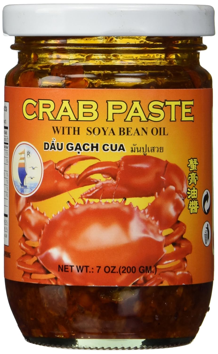 Crab Paste with Soya Bean Oil Food, Beverages Tobacco Food Items
