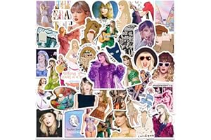 JMYUJX 50pcs Taylor Ablum Singer Stickers for Teen, Singer Swift Albums Stickers, Waterproof Vinyl Sticker for Water Bottles, Laptops,Music Fans,Party Favors (Taylor 671)