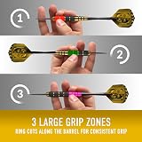 Harrows Voodoo Brass Steel Tip Darts Set 19g 21g 23g 25g 27g with Case view 3