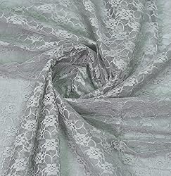 MDS Pack of 20 Yard Bridal Solid Raschel Lace