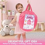 JOYIN Pink Princess Castle Play Tent Kids Pop Up Indoor Outdoor Girls view 7