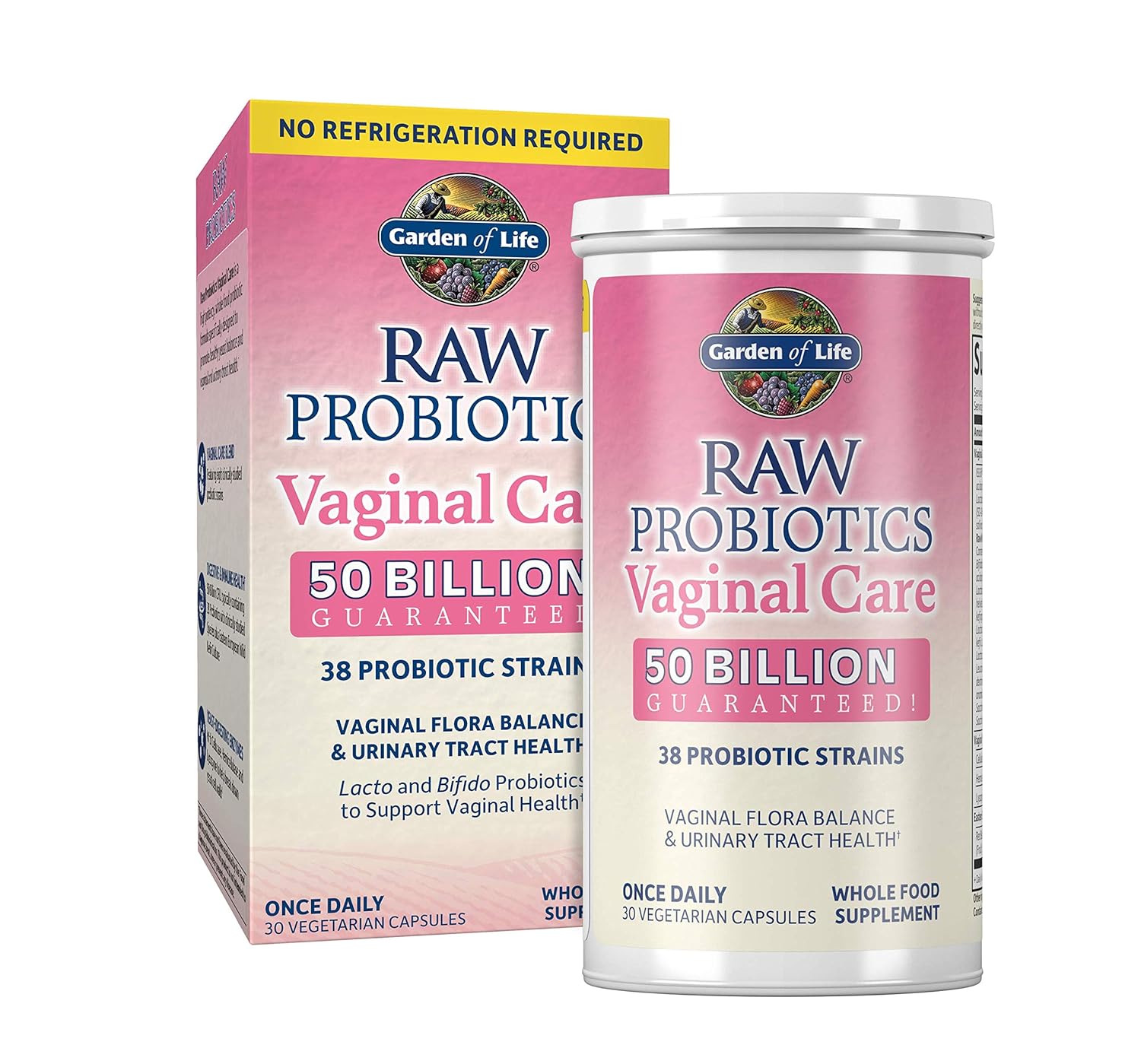 Garden of Life RAW Probiotics Vaginal Care Shelf Stable 50 Billion
