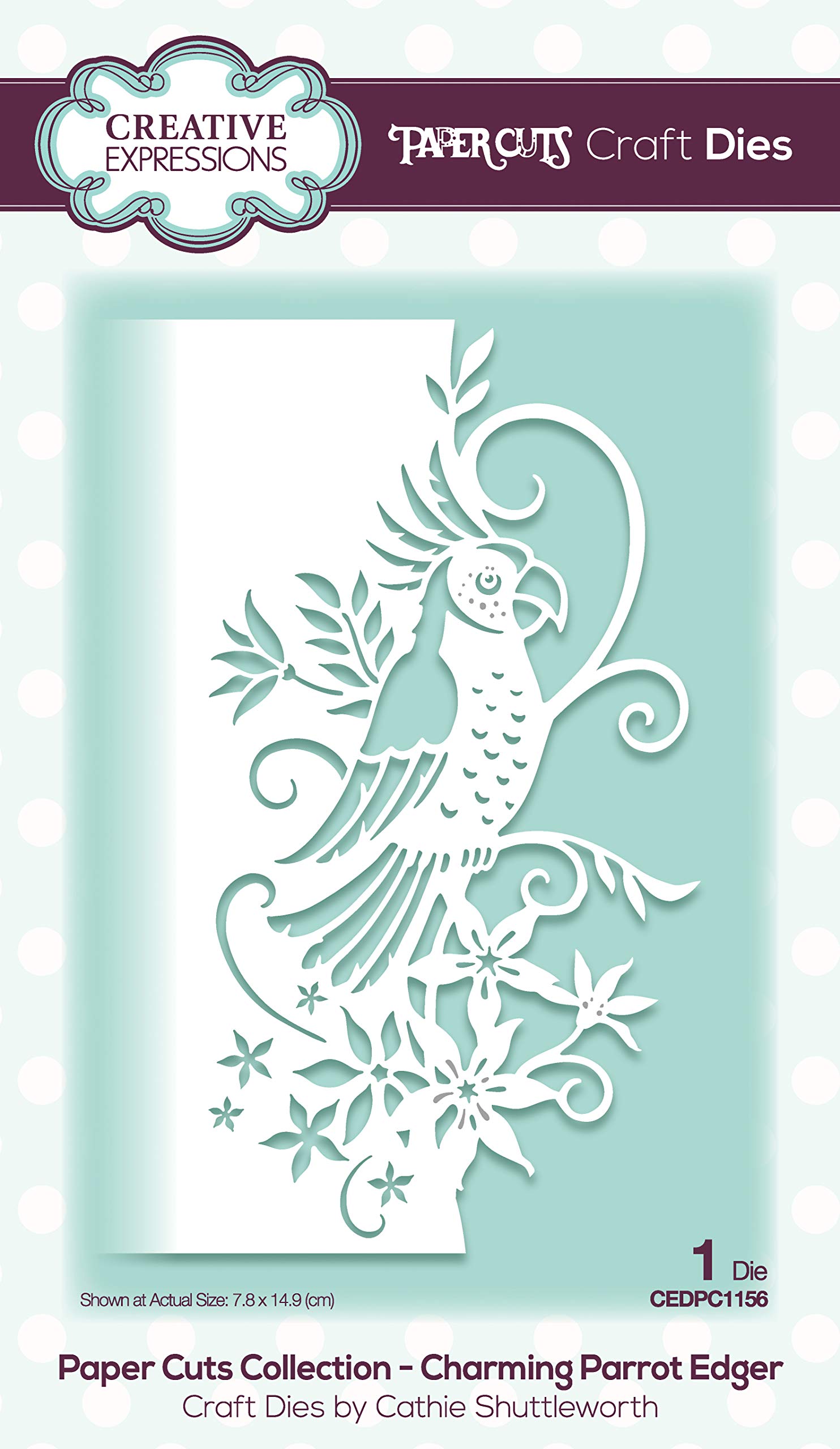 Paper Cuts - Edger - Charming Parrot - Craft Die