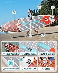 Dixero Inflatable Stand Up Paddle Board with SUP