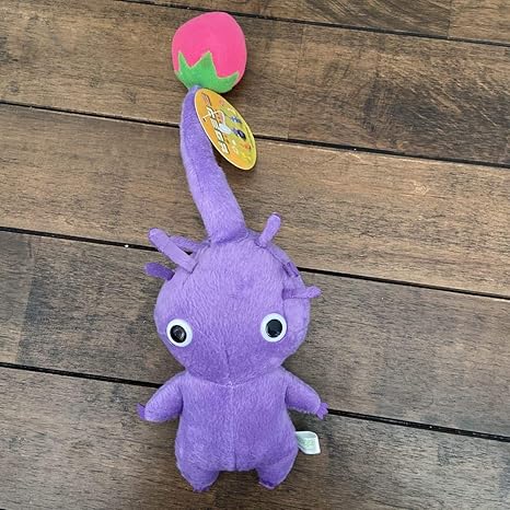 Amazon ピクミン ぬいぐるみ 紫ピクミン ピクミン2 つぼみ タグ付き ぬいぐるみ ホビー