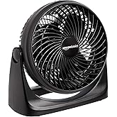 Amazon Basics 11-Inch Desk Fan with 90-Degree Tilt Head and 3 Speed Settings, 35 Watts, Ultra Quiet (30 dB), Lightweight (3 L