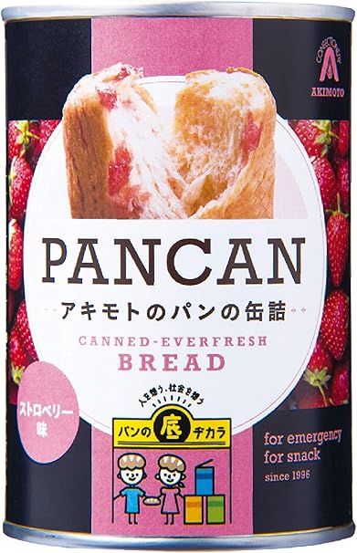 Amazon パン アキモト おいしい備蓄食 ストロベリー味 100g 4個 パン アキモト 備蓄用保存パン 通販