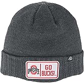 Ohio State Buckeyes NCAA Officially Licensed Beanie Hat Ranger Patch Defer Charcoal