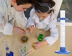 2Pcs 10ml Graduated Cylinder, Plastic Hexagonal