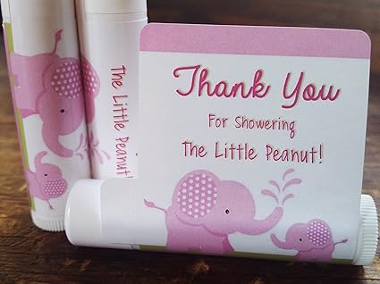 Amazon.com: 12 Elephant Baby Shower Lip Balms - Girl Baby Shower ... Amazon.com: 12 Elephant Baby Shower Lip Balms - Girl Baby Shower ...