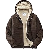 Fozexi Men's Fleece Heavyweight Full Zip Hoodie Sweatshirt Jacket Hooded for Men