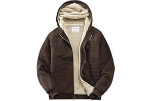 Fozexi Men's Fleece Heavyweight Full Zip Hoodie Sweatshirt Jacket Hooded for Men
