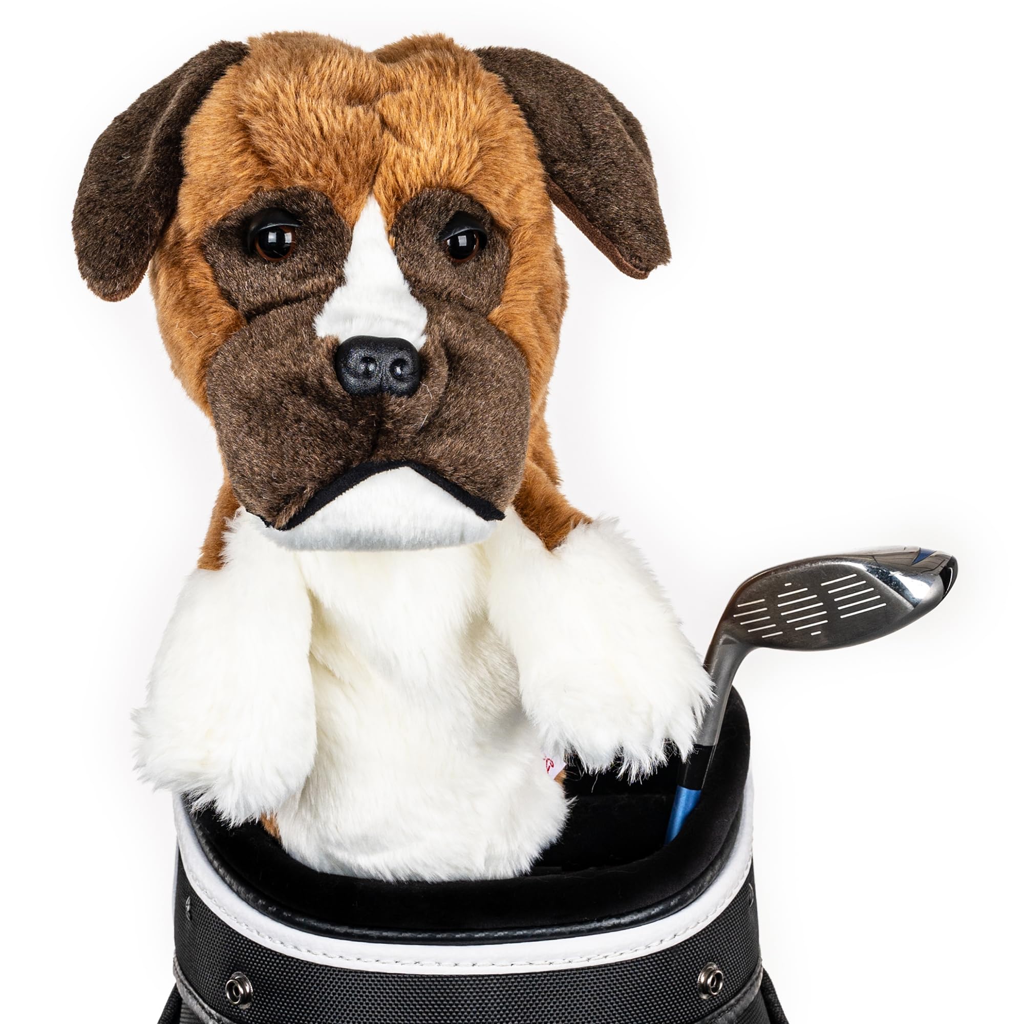 Daphne's Novely Headcover - Boxer,Brown-White โ image 1