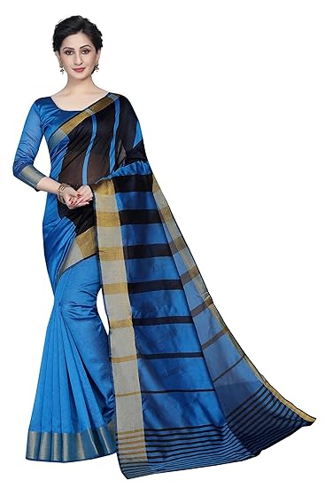 Women`s Art Silk saree with Blouse Piece(LagdiRan9grezVariation)