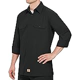 Red Kap Men's Solid Ripstop Work Shirt, Tear