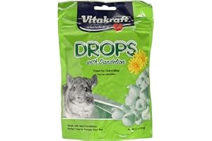 Vitakraft (2 Pack) Dandelion Drops for Chinchillas (5.3 Ounces Per Pack)