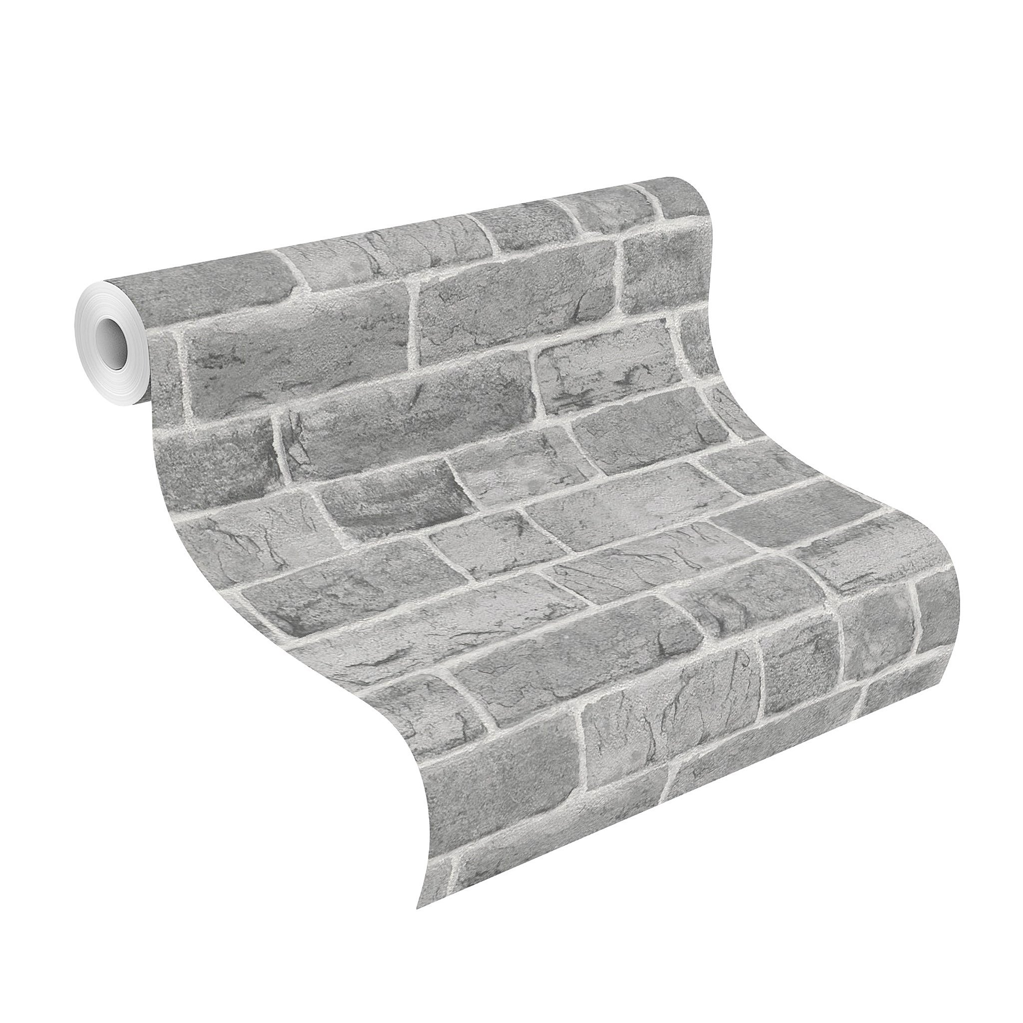 Rasch paperhangings 217346 Wallpaper Wall Covering - Grey (12-Piece)