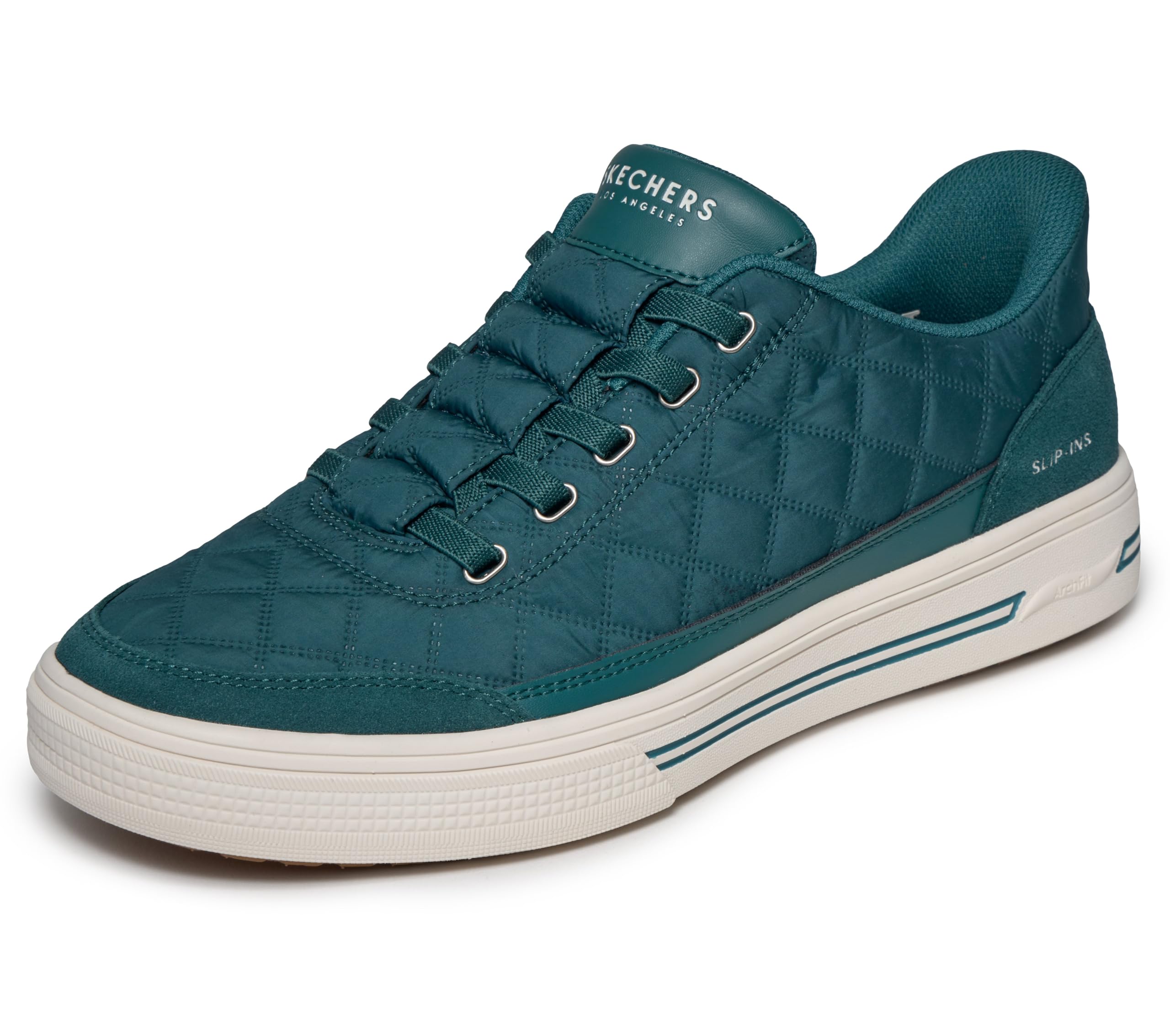 Skechers Street Men’s,Arch FIT Arcade – Charming Daze,Teal,8.5 M US