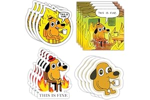 GRIT KULTURE GRITKULTURE This is Fine Morale Meme Sticker Assorted 16 Pack for Cars, Trucks, Windows, Scrapbooking, Laptop in Support of Military, Tactical Fire Dog