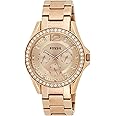 Fossil Women's Riley Stainless Steel Crystal-Accented Multifunction Quartz Watch