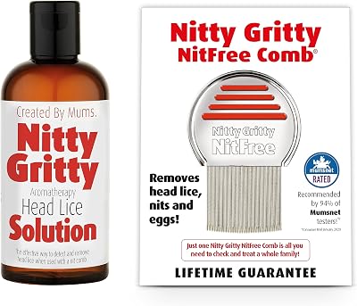 Nitty Gritty Combination Head Lice Kit - NitFree Comb for Families