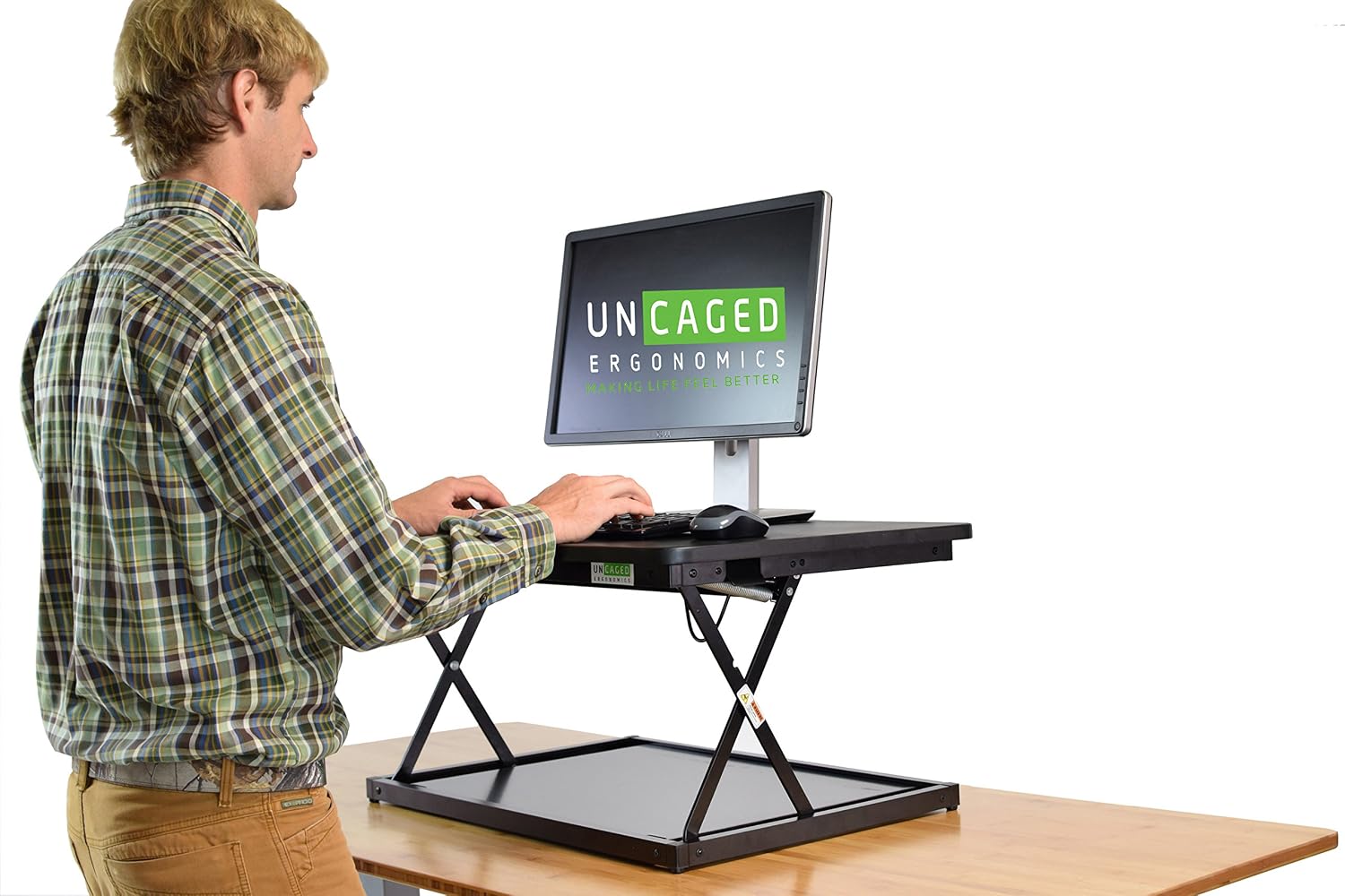 CHANGEdesk Mini Small Adjustable Height Standing Desk Converter For 