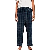 CYZ Women's 100% Cotton Super Soft Flannel Plaid Pajama/Lounge Pants