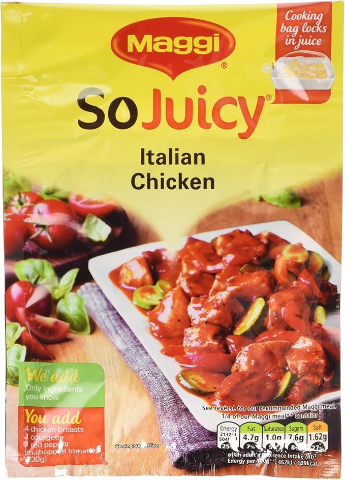 Maggi So Juicy Italian Chicken Seasoning Mix 37 g Amazon.co.uk Grocery