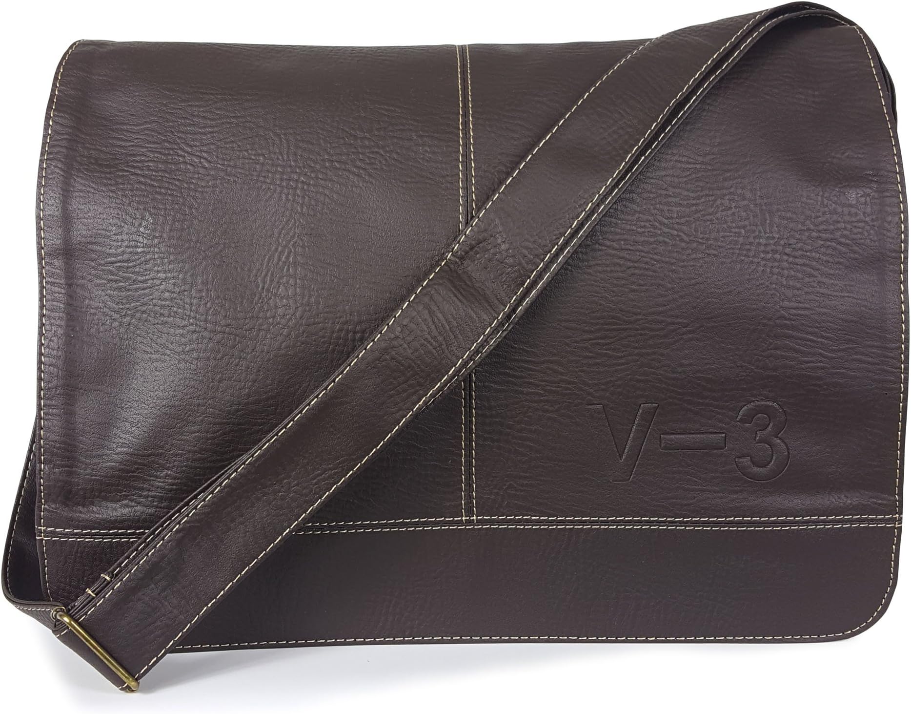 GFM Men's Messenger Bag Cross Body Mens Office Bag (Style 2-606-KEK-00)