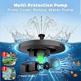 AISITIN 2.5W Outdoor Floating Solar Fountain with 6 Nozzles view 5