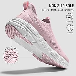 AIRHAS Womens Wide Toe Box Walking Shoes Slip On