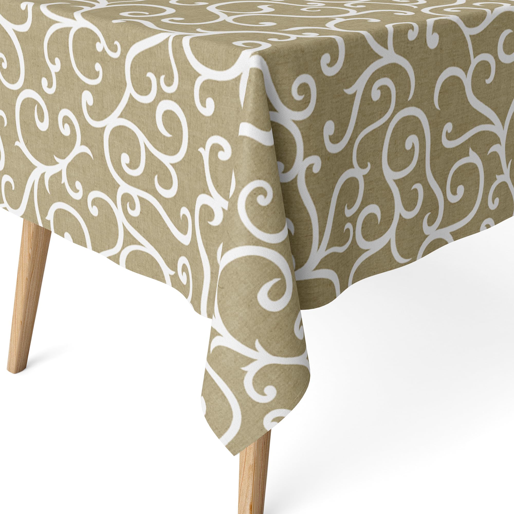 Martina Home Loiret Mustard Resin Tablecloth 300 x 140 cm — image 1