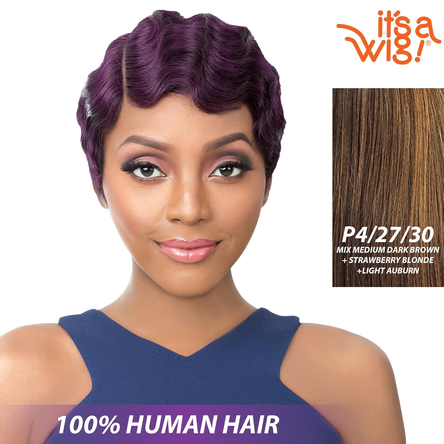 Amazon Com It S A Wig It S A Cap Weave 100 Human Hair Full