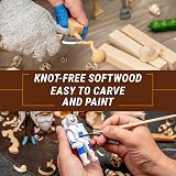 BeaverCraft Basswood Carving Blocks BW16 Pcs for Beginners Whittling Kit view 5