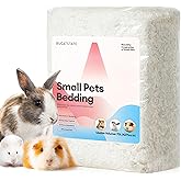 BUCATSTATE Hamster Bedding 70L, 99% Dust-Free Guinea Pig Bedding Odor Control Paper Bedding, Cozy Small Animal Bedding for Rabbit Rat Syrian Dwarf Hamsters Gerbils (White)