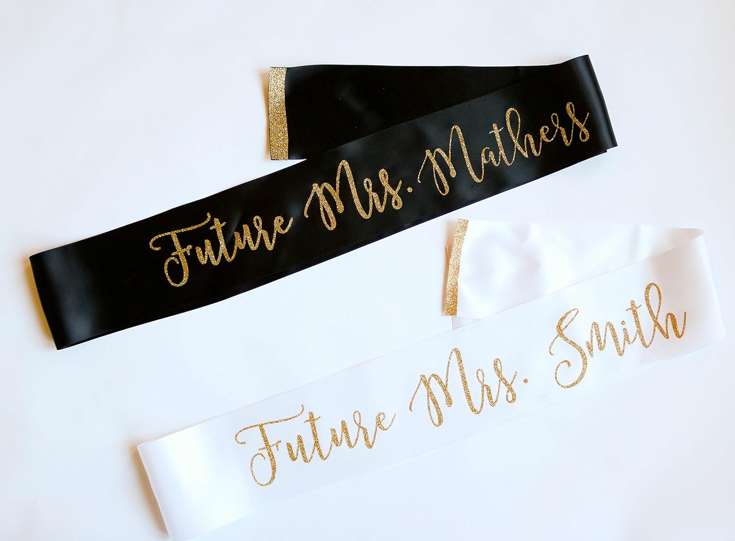 personalized bridal sash