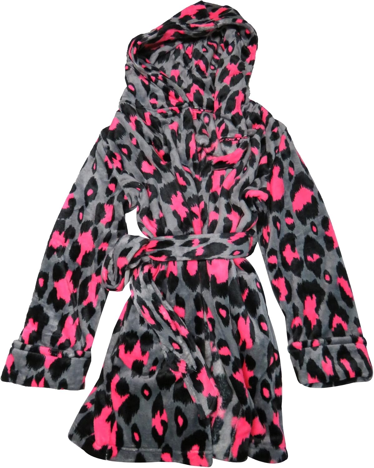 womens leopard print bathrobe