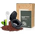 FOXNSK Reusable Capsule Adapter for Dolce Gusto, Refillable Coffee Capsule Adapter Coffee Capsules Converter Support Fill Coffee Powder Compatiable for Piccolo XS/Genio S/EDG 305/EDG 606.S
