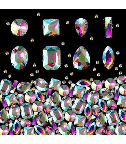 Junao 8 10 12 14 16 Mm Noir Carré Strass Acrylique Plat Dos Gemmes Non