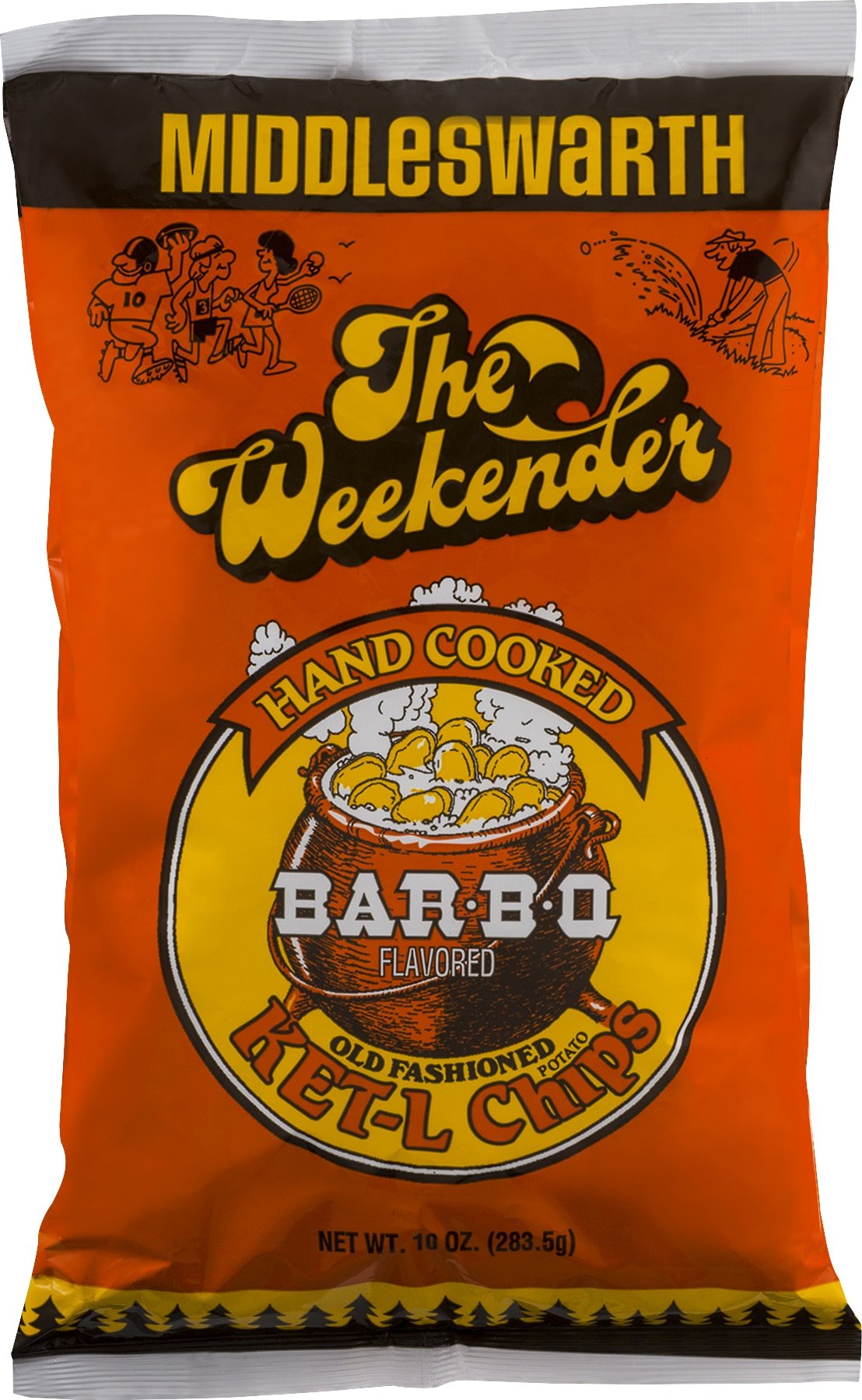 Middleswarth Chips, BBQ, 15Ounce (Pack of 2)