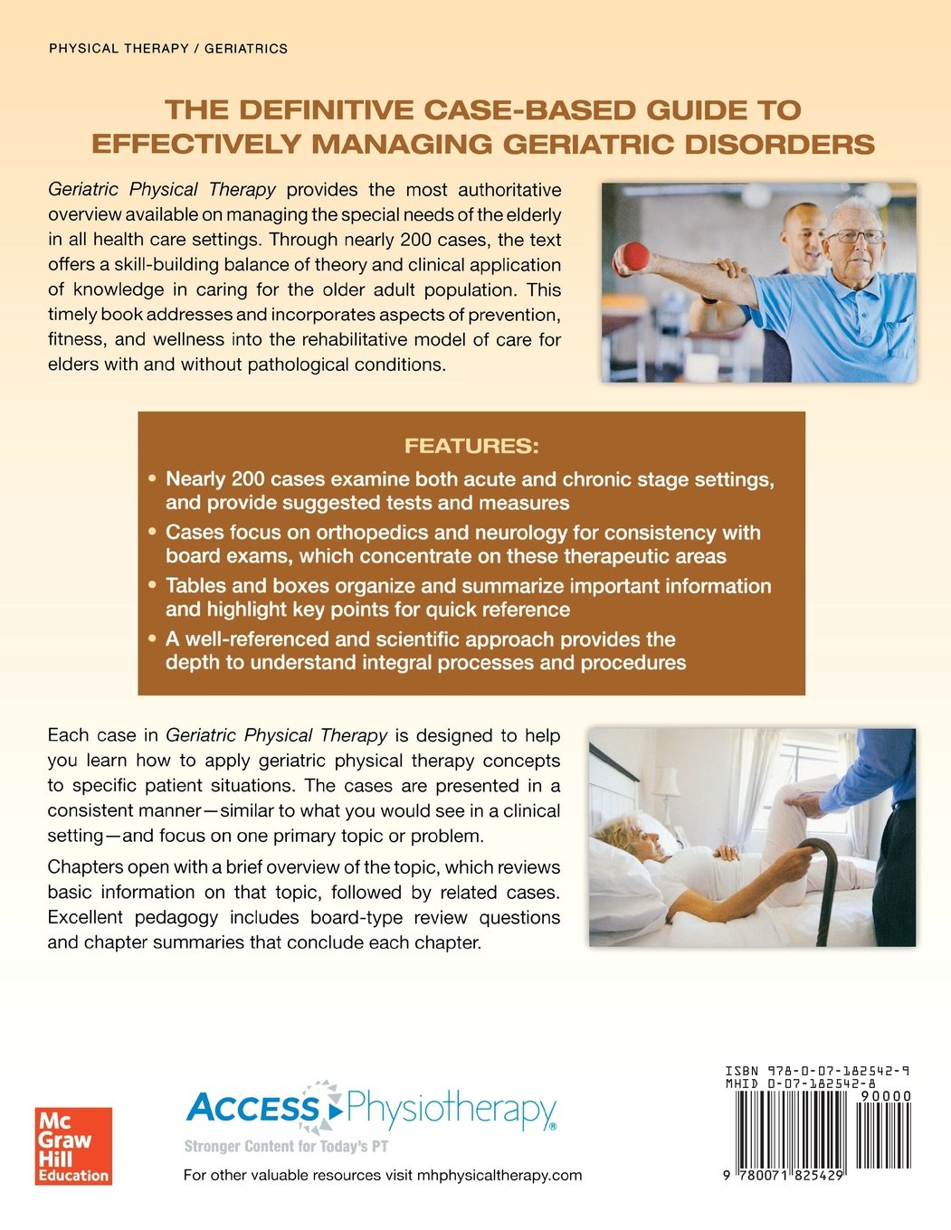 Geriatric Physical Therapy: William H. Staples: 9780071825429: Geriatrics:  Amazon Canada