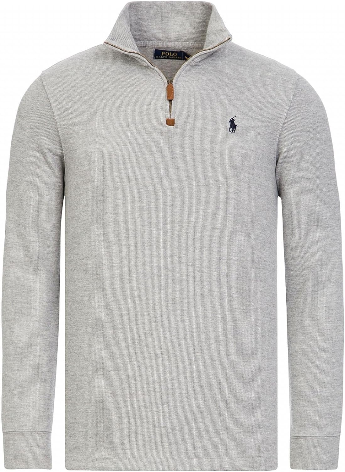 Polo Ralph Lauren Mens Heavy Cotton 1/4 Zip Knitted Jumper Sweater Amazon.co.uk Clothing